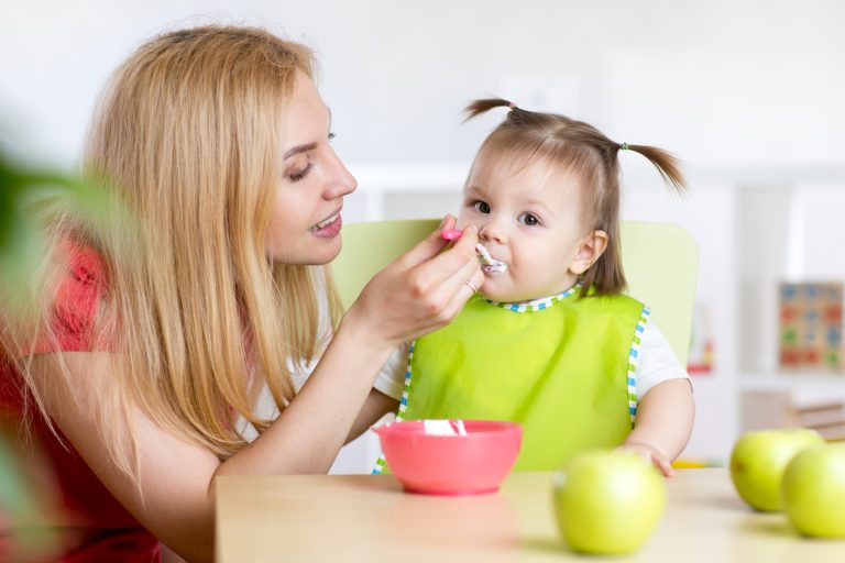 Baby food apple puree