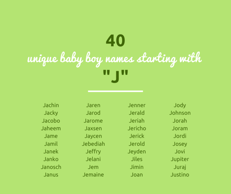 boy names that start with J