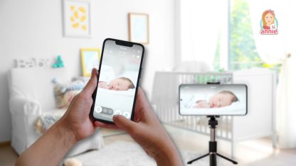 how annie baby monitor app works