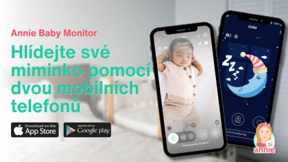 Annie Baby Monitor Aplikace chůvička na mobil